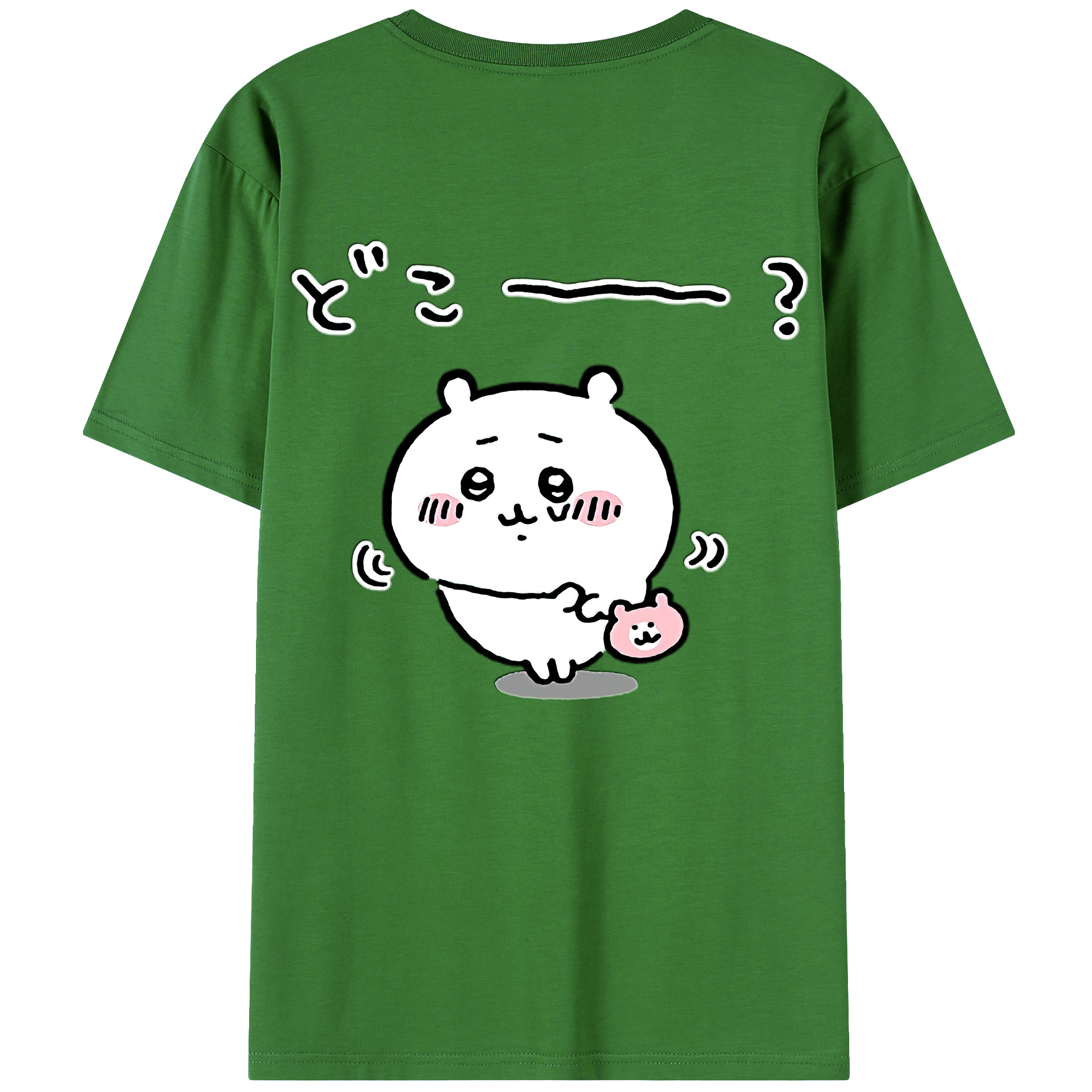 （画像用） ちいかわ ちいかわ Chii-kawa chiikawa レディース半袖Tシャツ(バックプリント)